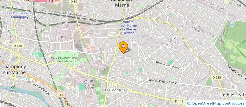 localisation de l'entreprise MADAME CHRISTINE DUARTE à CHAMPIGNY-SUR-MARNE