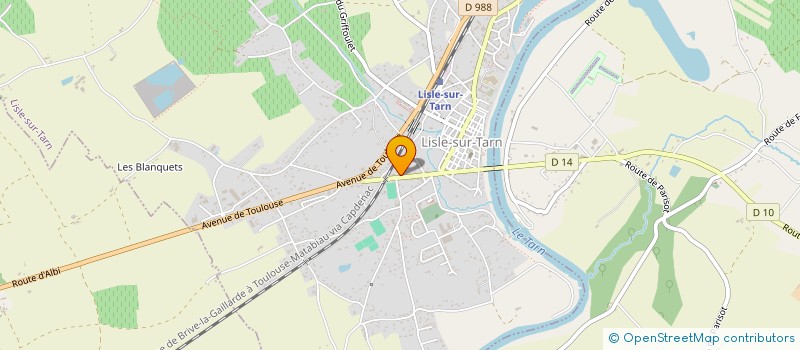 localisation de l'entreprise MADAME CHRISTINE DUBOIS à LISLE-SUR-TARN