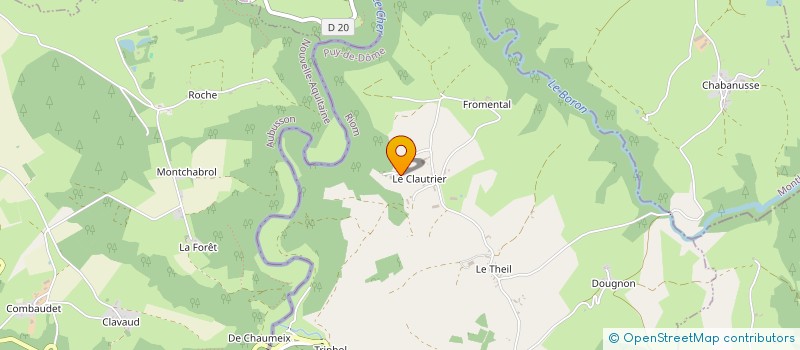 localisation de l'entreprise MADAME CHRISTINE DUBOISSET  CHATEAU-SUR-CHER