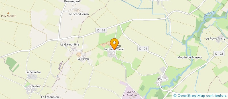 localisation de l'entreprise MADAME CHRISTINE DUBRAY  SECONDIGNE-SUR-BELLE