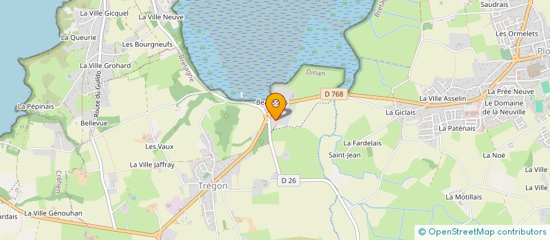 localisation de l'entreprise MADAME CHRISTINE DUBREUIL PONTBRIAND  BEAUSSAIS-SUR-MER