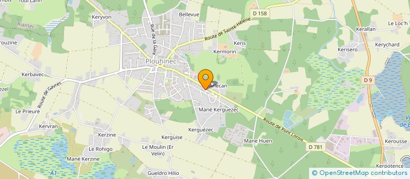 localisation de l'entreprise MADAME CHRISTINE DUBRULLE à PLOUHINEC