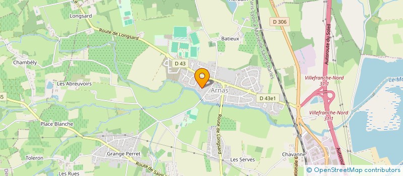 localisation de l'entreprise MADAME CHRISTINE DUCHARNE  ARNAS