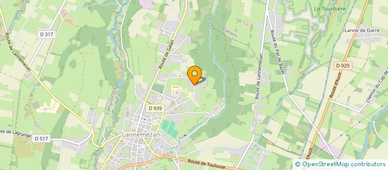localisation de l'entreprise MADAME CHRISTINE DUCHESNE à LANNEMEZAN