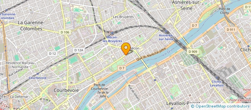 localisation de l'entreprise MADAME CHRISTINE DUCHIER-LAPEYRE à COURBEVOIE