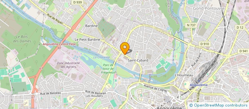localisation de l'entreprise MADAME CHRISTINE DUCLAUD à ANGOULEME