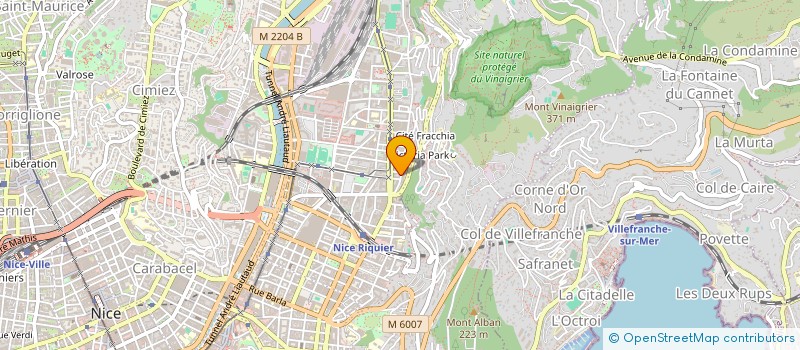 localisation de l'entreprise MADAME CHRISTINE DUCOURNAU  NICE