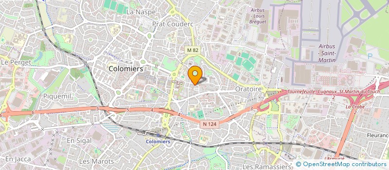 localisation de l'entreprise MADAME CHRISTINE DUCRET à COLOMIERS