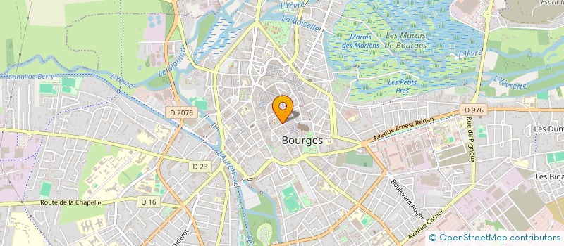 localisation de l'entreprise MADAME CHRISTINE DUCROS  BOURGES