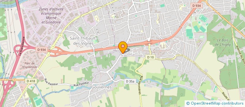 localisation de l'entreprise MADAME CHRISTINE DUHAMEL  LAGNY-SUR-MARNE