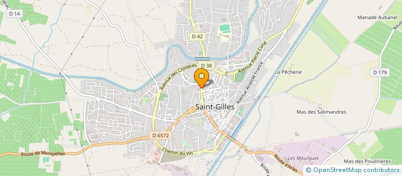 localisation de l'entreprise MADAME CHRISTINE DUMARTHERAY à SAINT-GILLES