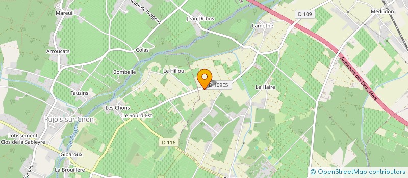 localisation de l'entreprise MADAME CHRISTINE DUMEAU  FARGUES