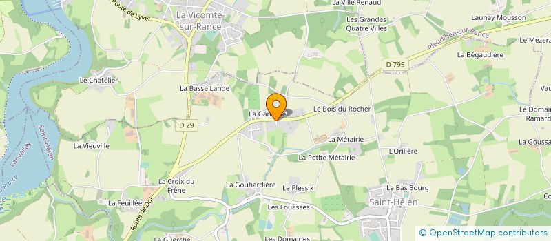 localisation de l'entreprise MADAME CHRISTINE DUMONT à SAINT-HELEN