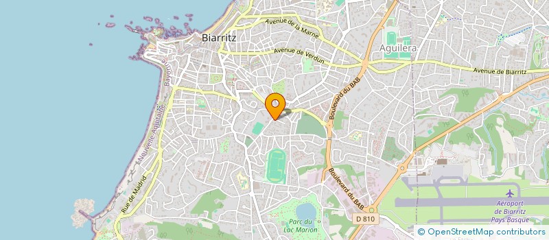localisation de l'entreprise MADAME CHRISTINE DUPONT à BIARRITZ