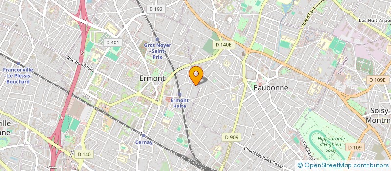 localisation de l'entreprise MADAME CHRISTINE DUPONT à EAUBONNE