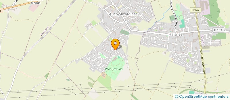 localisation de l'entreprise MADAME CHRISTINE DUPONT  AUCHY-LES-MINES