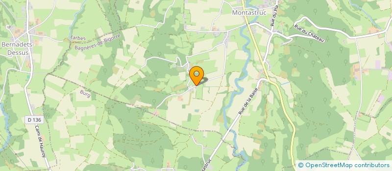 localisation de l'entreprise MADAME CHRISTINE DUPRAT  MONTASTRUC