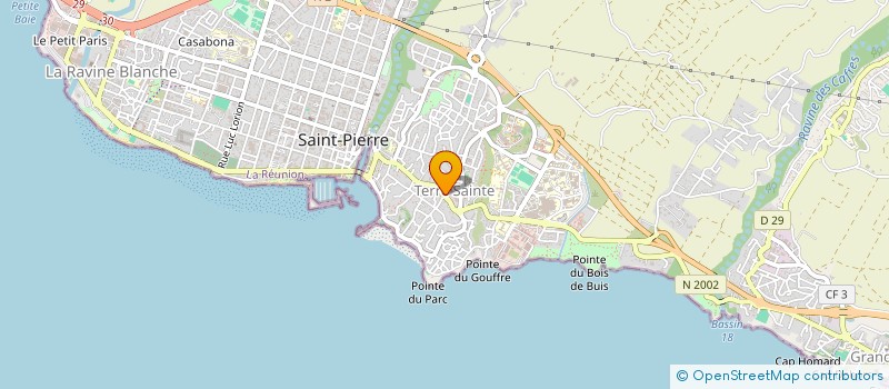 localisation de l'entreprise MADAME CHRISTINE DUPUIS à SAINT-PIERRE