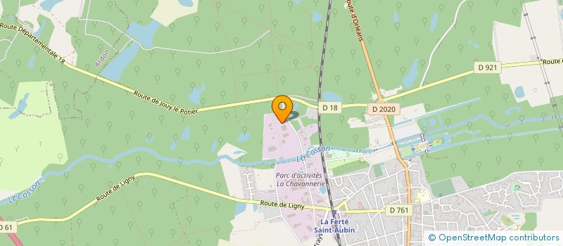 localisation de l'entreprise MADAME CHRISTINE DURAND à LIGNY-LE-RIBAULT