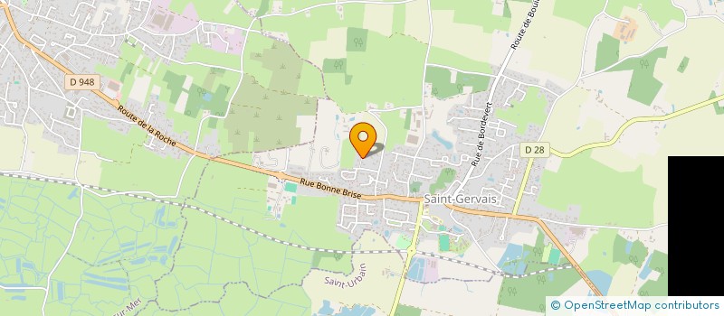 localisation de l'entreprise MADAME CHRISTINE DURAND  SAINT-GERVAIS