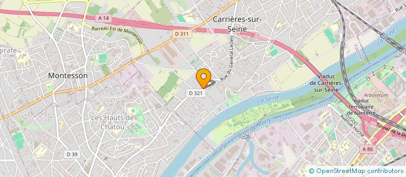 localisation de l'entreprise MADAME CHRISTINE DUROS à CARRIERES-SUR-SEINE