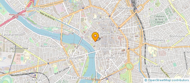 localisation de l'entreprise MADAME CHRISTINE DUSAN  TOULOUSE