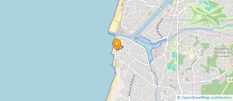 localisation de l'entreprise MADAME CHRISTINE DUTROQ  CAPBRETON