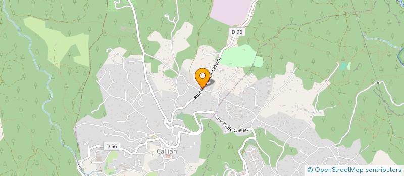 localisation de l'entreprise MADAME CHRISTINE DUVAL  CALLIAN