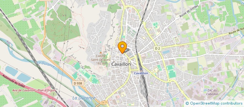 localisation de l'entreprise MADAME CHRISTINE DUVERGIER  CAVAILLON