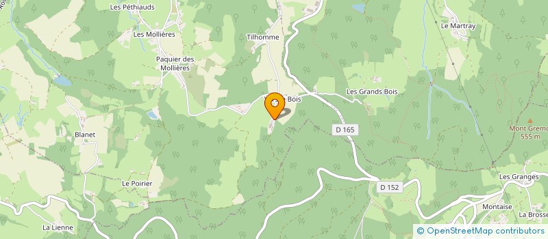 localisation de l'entreprise MADAME CHRISTINE DUVERLIE  LA VINEUSE SUR FREGANDE