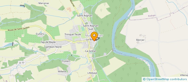 localisation de l'entreprise MADAME CHRISTINE DYMARSKI  MAS-GRENIER