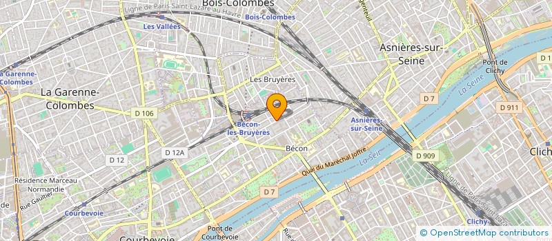 localisation de l'entreprise MADAME CHRISTINE DZIERZBICKI à COURBEVOIE