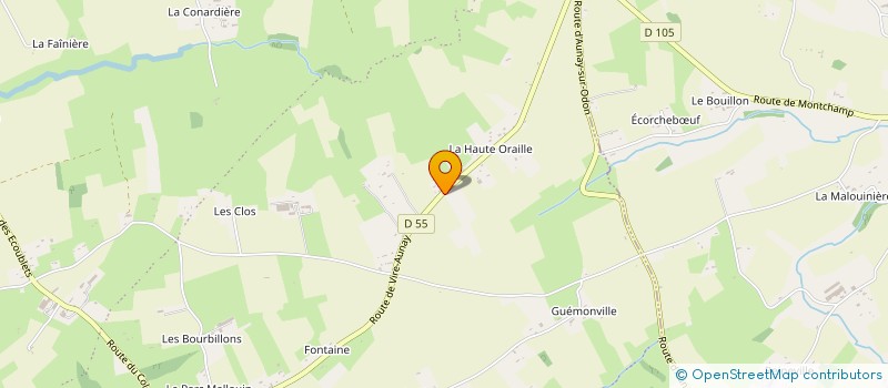 localisation de l'entreprise MADAME CHRISTINE ECALARD  VALDALLIERE