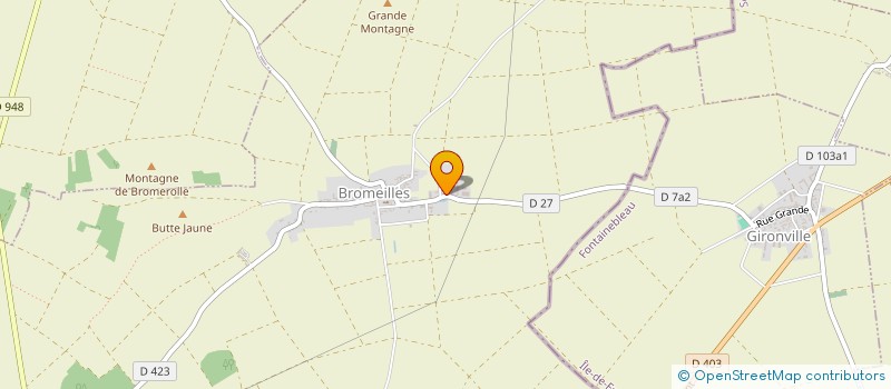localisation de l'entreprise MADAME CHRISTINE EMIEL à BROMEILLES