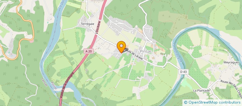 localisation de l'entreprise MADAME CHRISTINE ENBARECK  PINSAC