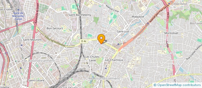localisation de l'entreprise MADAME CHRISTINE ESPERVIE à MARSEILLE
