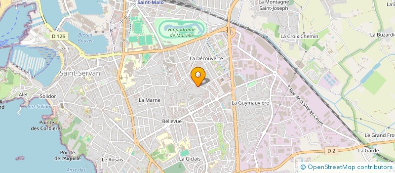 localisation de l'entreprise MADAME CHRISTINE ESSIRARD  SAINT-MALO