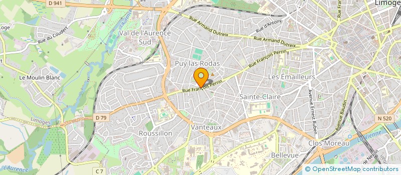 localisation de l'entreprise MADAME CHRISTINE ESTEVE à LIMOGES