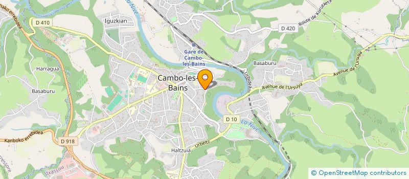 localisation de l'entreprise MADAME CHRISTINE ETCHEGORRY  CAMBO-LES-BAINS