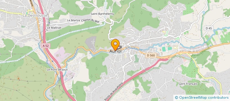 localisation de l'entreprise MADAME CHRISTINE ETOURNEAU  AURIOL