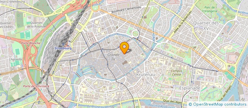 localisation de l'entreprise MADAME CHRISTINE FAIVRE  STRASBOURG