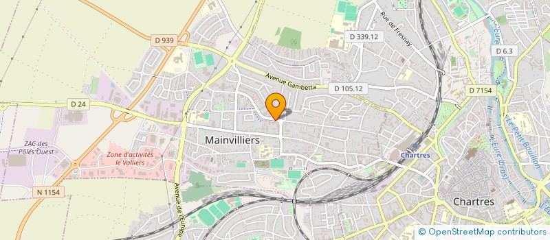 localisation de l'entreprise MADAME CHRISTINE FALCHETTI à MAINVILLIERS