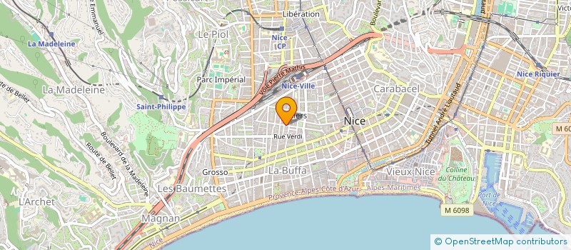 localisation de l'entreprise MADAME CHRISTINE FANCHIN à NICE