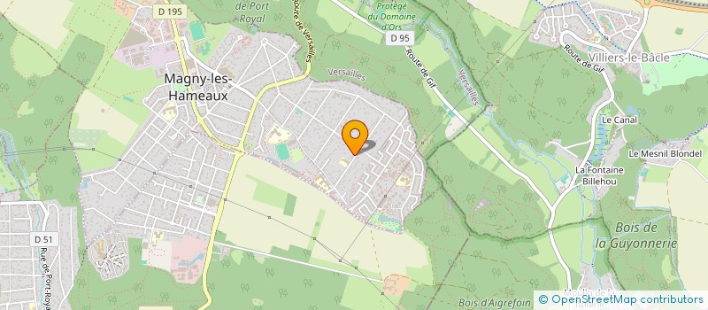 localisation de l'entreprise MADAME CHRISTINE FANTINI à MAGNY-LES-HAMEAUX