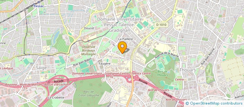 localisation de l'entreprise MADAME CHRISTINE FARABOLINI à PESSAC