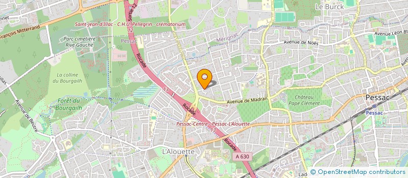 localisation de l'entreprise MADAME CHRISTINE FARGE  PESSAC