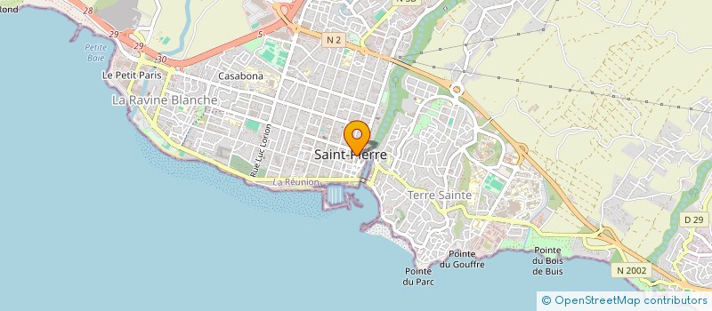 localisation de l'entreprise MADAME CHRISTINE FARSA à SAINT-PIERRE