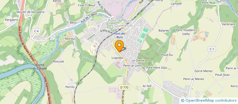 localisation de l'entreprise MADAME CHRISTINE FAURE à PONT-DE-BUIS-LES-QUIMERCH