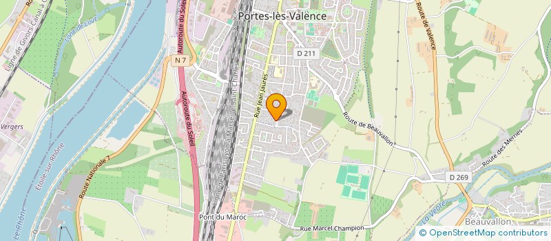 localisation de l'entreprise MADAME CHRISTINE FAURIEL  LES OLLIERES-SUR-EYRIEUX