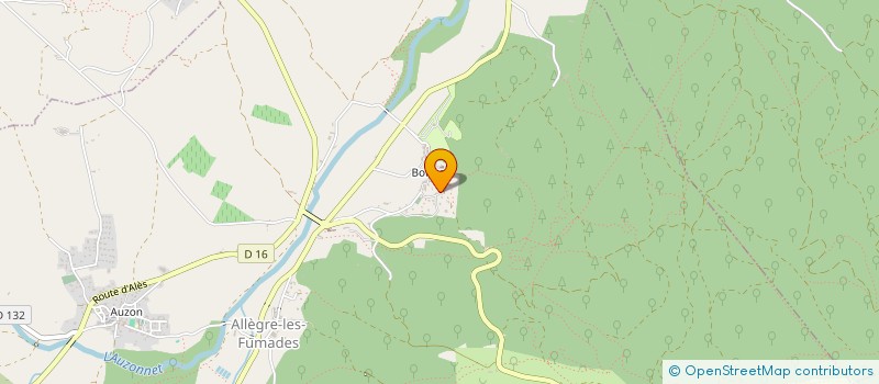 localisation de l'entreprise MADAME CHRISTINE FAVEDE  ALLEGRE-LES-FUMADES